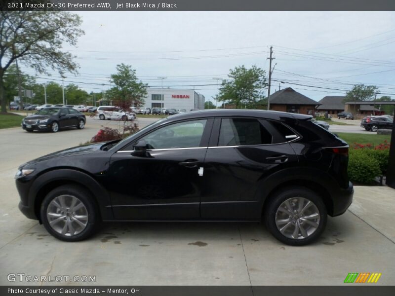 Jet Black Mica / Black 2021 Mazda CX-30 Preferred AWD