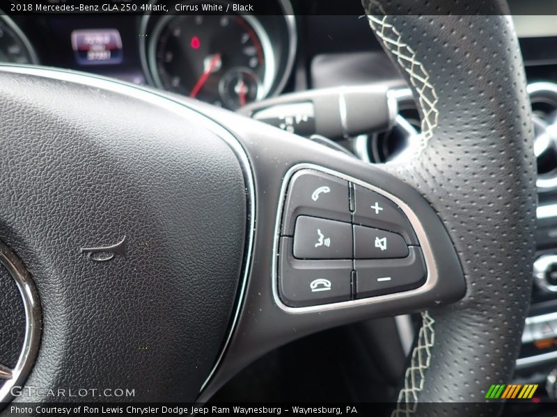 Cirrus White / Black 2018 Mercedes-Benz GLA 250 4Matic