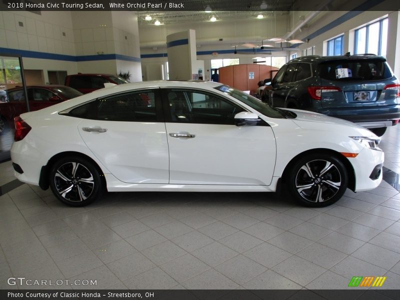  2018 Civic Touring Sedan White Orchid Pearl