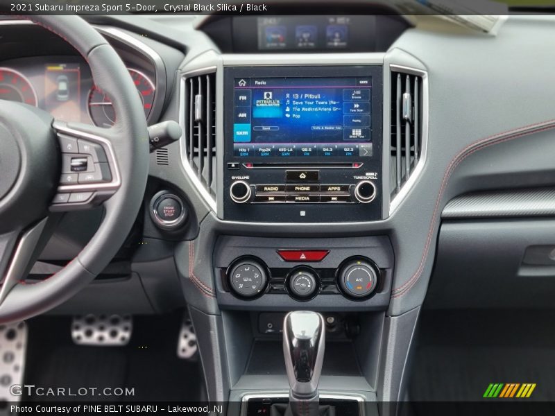 Controls of 2021 Impreza Sport 5-Door