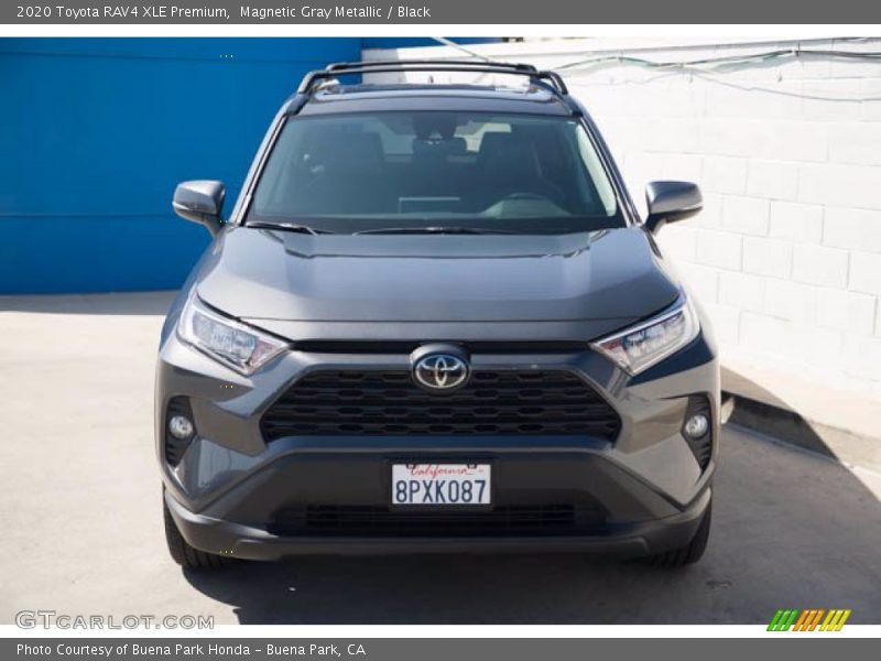 Magnetic Gray Metallic / Black 2020 Toyota RAV4 XLE Premium