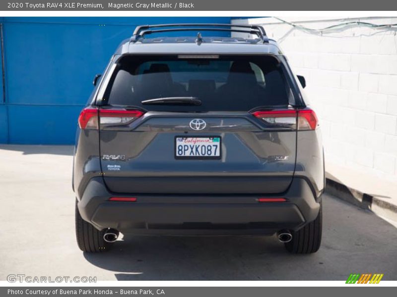 Magnetic Gray Metallic / Black 2020 Toyota RAV4 XLE Premium