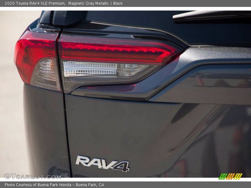 Magnetic Gray Metallic / Black 2020 Toyota RAV4 XLE Premium