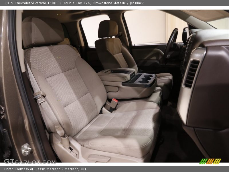 Brownstone Metallic / Jet Black 2015 Chevrolet Silverado 1500 LT Double Cab 4x4