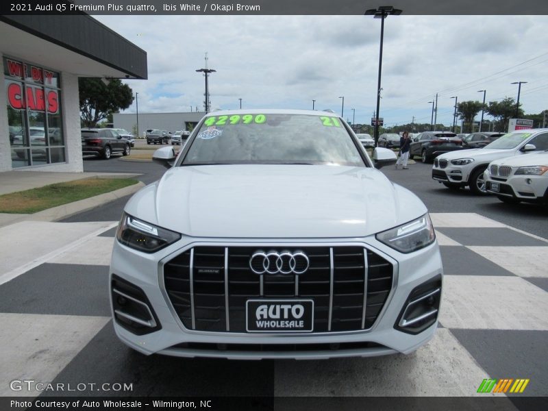 Ibis White / Okapi Brown 2021 Audi Q5 Premium Plus quattro