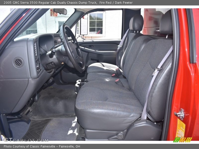 Fire Red / Dark Pewter 2005 GMC Sierra 3500 Regular Cab Dually Chassis Dump Truck