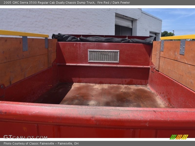 Fire Red / Dark Pewter 2005 GMC Sierra 3500 Regular Cab Dually Chassis Dump Truck