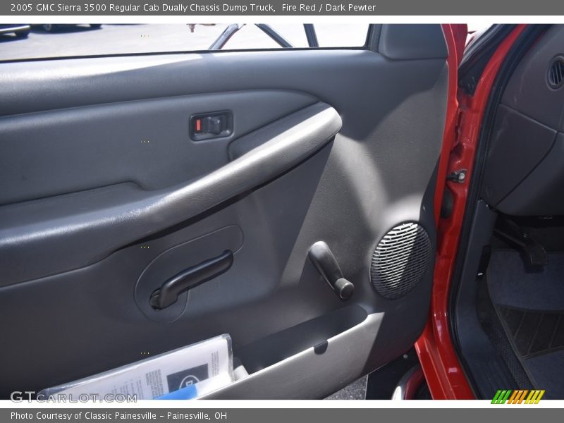 Fire Red / Dark Pewter 2005 GMC Sierra 3500 Regular Cab Dually Chassis Dump Truck