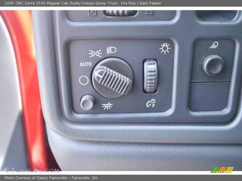 Fire Red / Dark Pewter 2005 GMC Sierra 3500 Regular Cab Dually Chassis Dump Truck