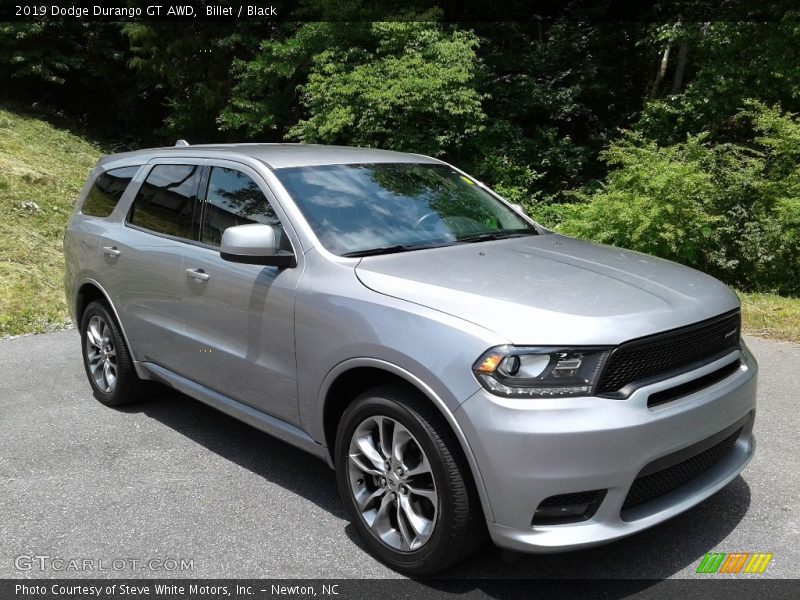 Billet / Black 2019 Dodge Durango GT AWD