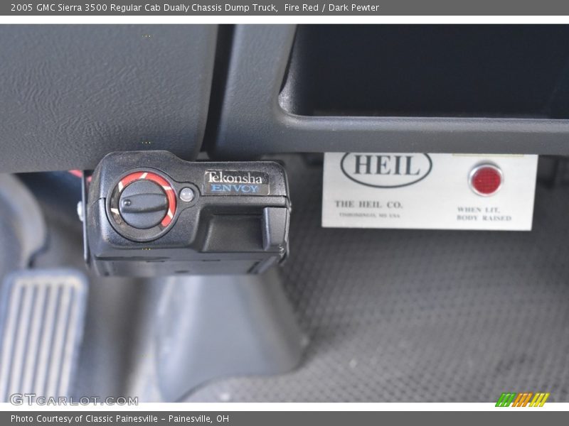 Fire Red / Dark Pewter 2005 GMC Sierra 3500 Regular Cab Dually Chassis Dump Truck