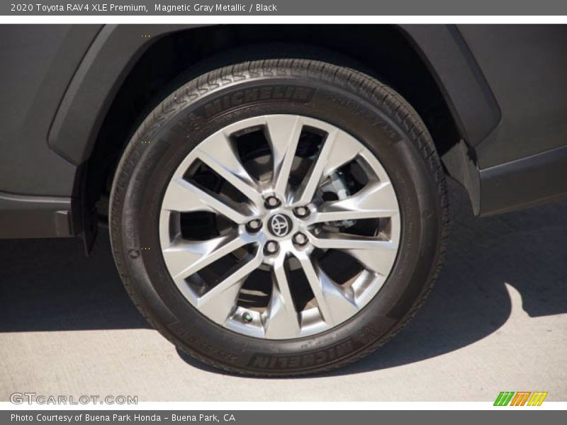 Magnetic Gray Metallic / Black 2020 Toyota RAV4 XLE Premium