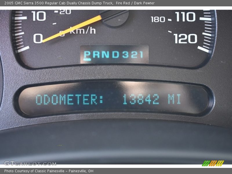 Fire Red / Dark Pewter 2005 GMC Sierra 3500 Regular Cab Dually Chassis Dump Truck