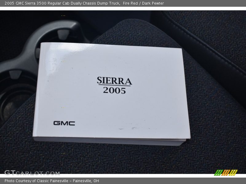 Fire Red / Dark Pewter 2005 GMC Sierra 3500 Regular Cab Dually Chassis Dump Truck