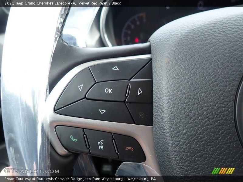 Velvet Red Pearl / Black 2021 Jeep Grand Cherokee Laredo 4x4