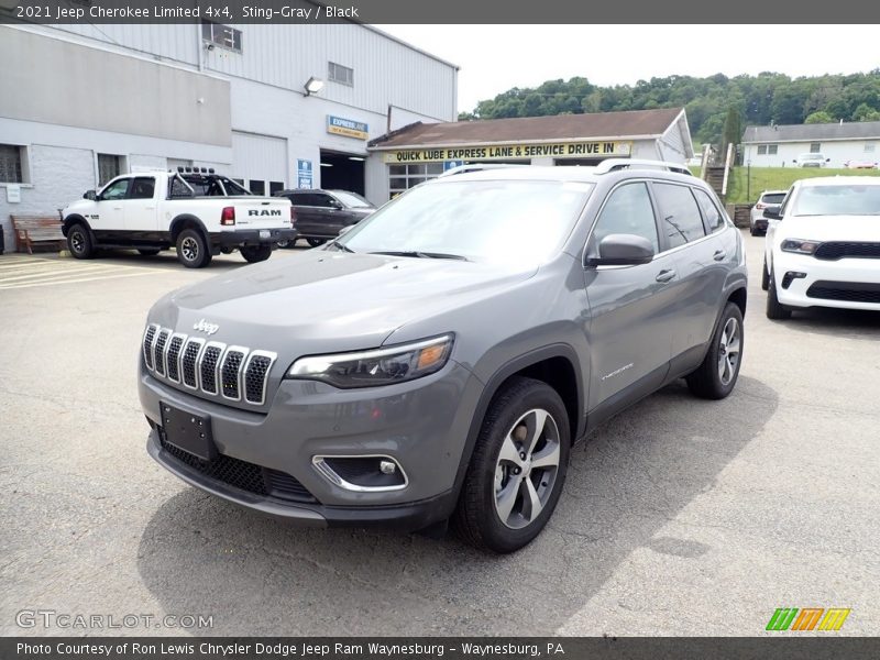 Sting-Gray / Black 2021 Jeep Cherokee Limited 4x4