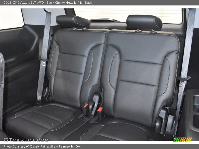 Black Cherry Metallic / Jet Black 2018 GMC Acadia SLT AWD