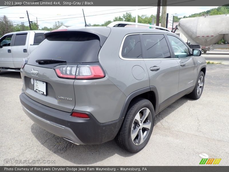 Sting-Gray / Black 2021 Jeep Cherokee Limited 4x4