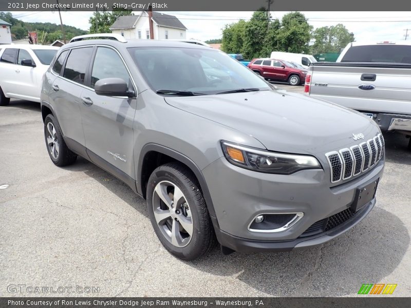 Sting-Gray / Black 2021 Jeep Cherokee Limited 4x4