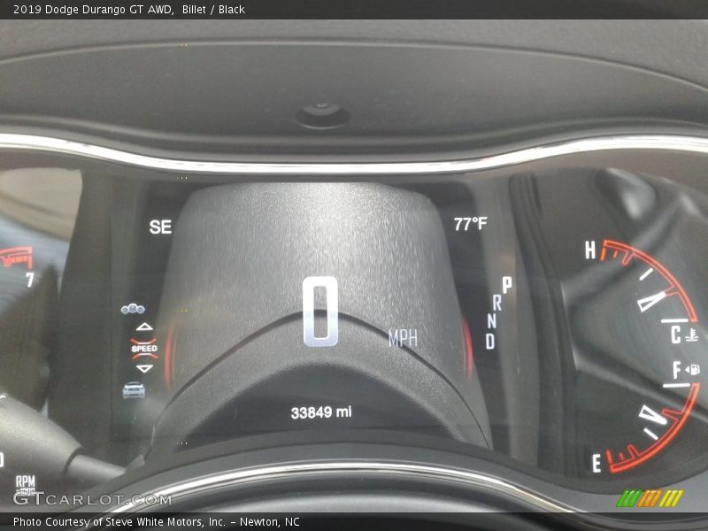 Billet / Black 2019 Dodge Durango GT AWD