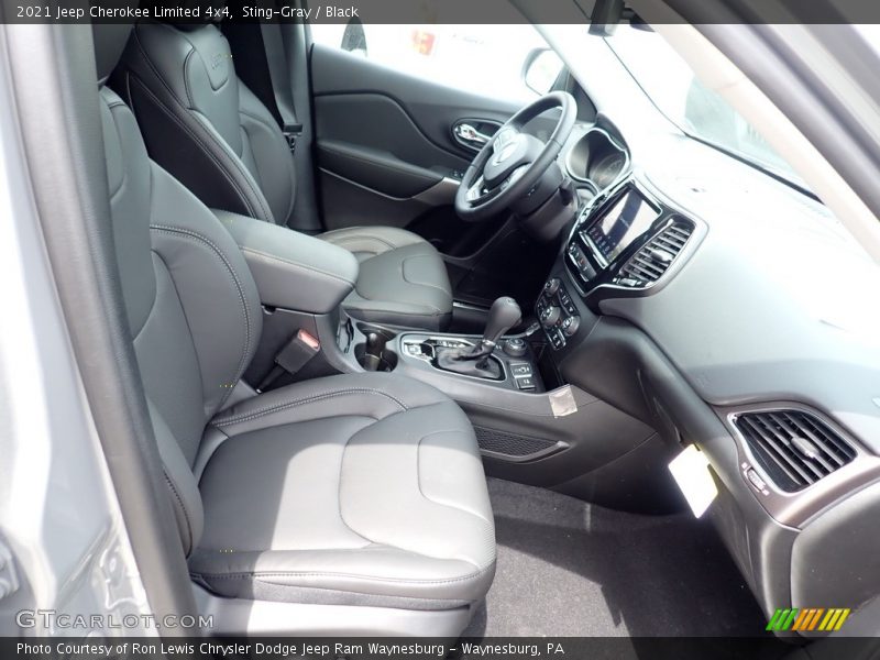 Sting-Gray / Black 2021 Jeep Cherokee Limited 4x4