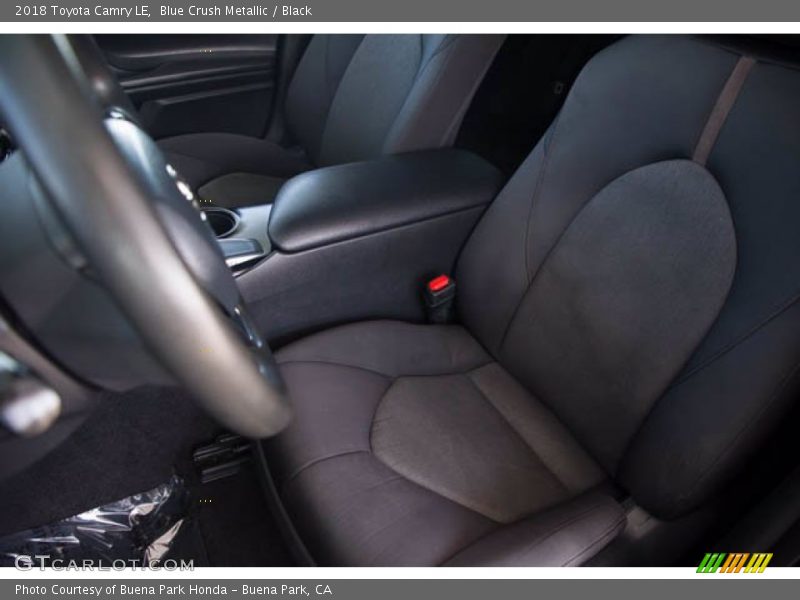 Blue Crush Metallic / Black 2018 Toyota Camry LE