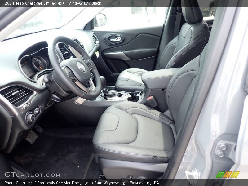 Sting-Gray / Black 2021 Jeep Cherokee Limited 4x4