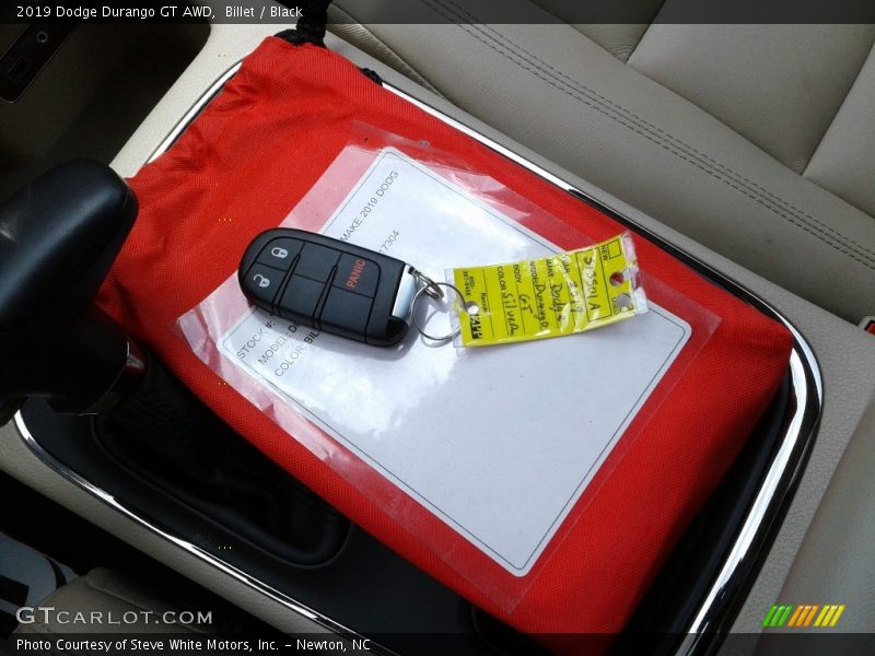 Billet / Black 2019 Dodge Durango GT AWD