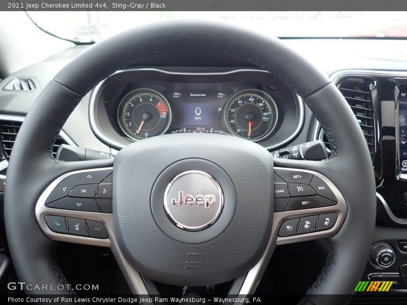 Sting-Gray / Black 2021 Jeep Cherokee Limited 4x4