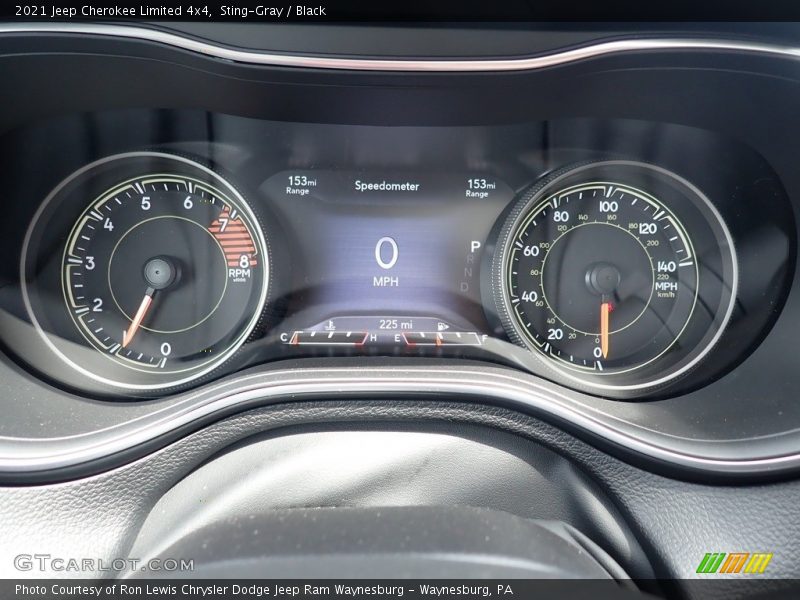 Sting-Gray / Black 2021 Jeep Cherokee Limited 4x4