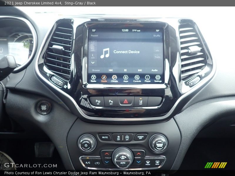 Sting-Gray / Black 2021 Jeep Cherokee Limited 4x4