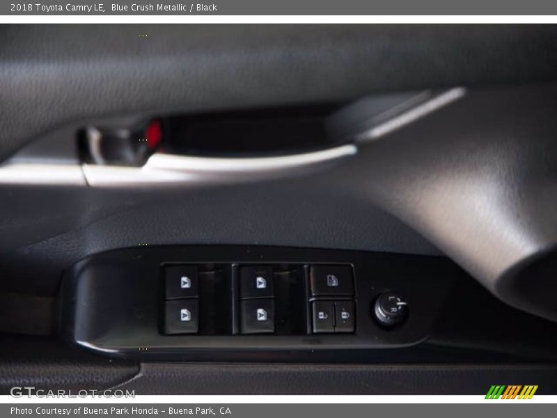 Blue Crush Metallic / Black 2018 Toyota Camry LE