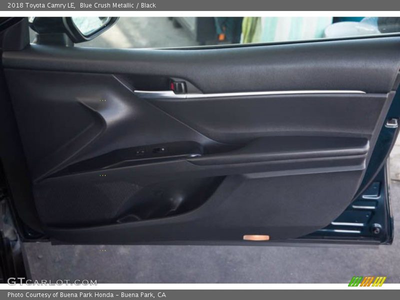 Blue Crush Metallic / Black 2018 Toyota Camry LE