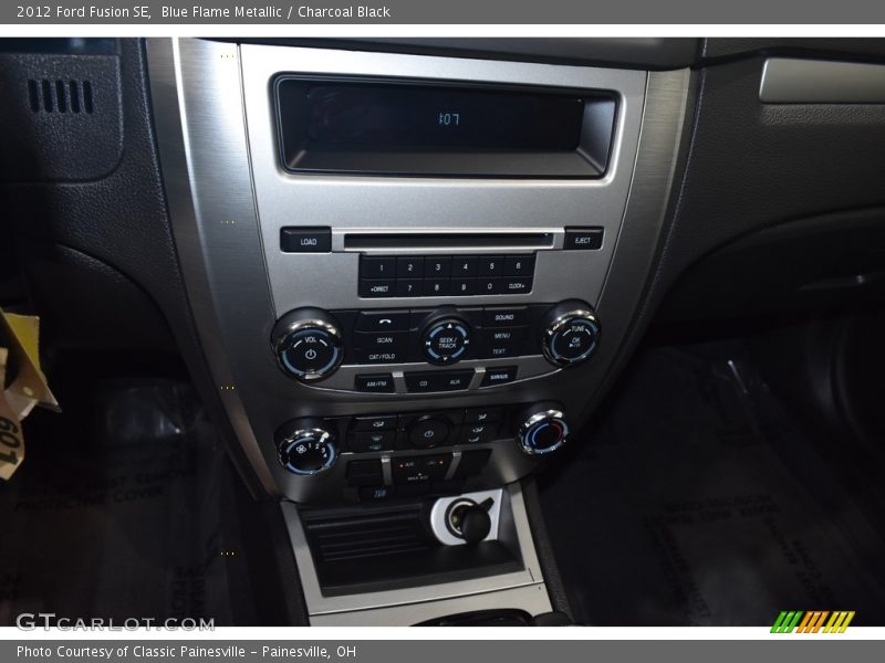 Blue Flame Metallic / Charcoal Black 2012 Ford Fusion SE