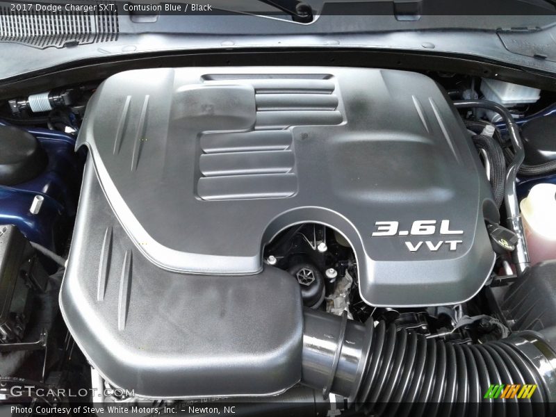 Contusion Blue / Black 2017 Dodge Charger SXT