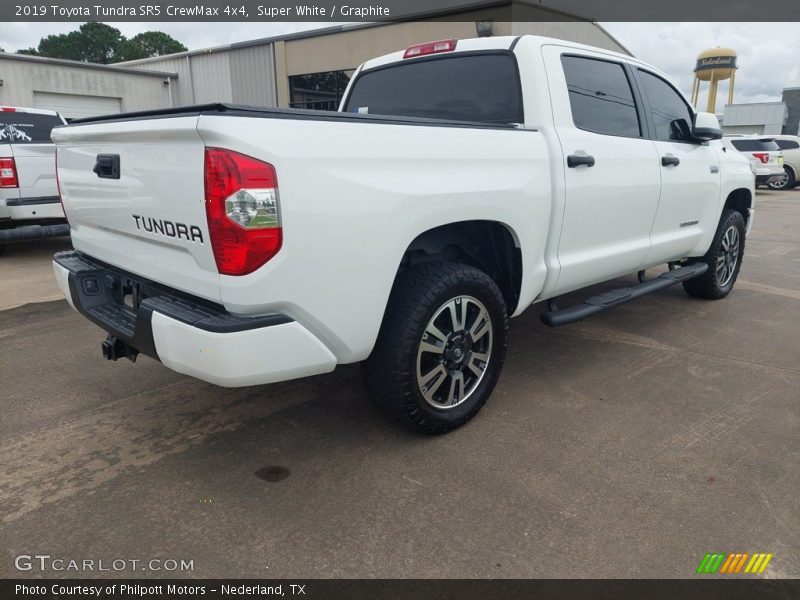 Super White / Graphite 2019 Toyota Tundra SR5 CrewMax 4x4