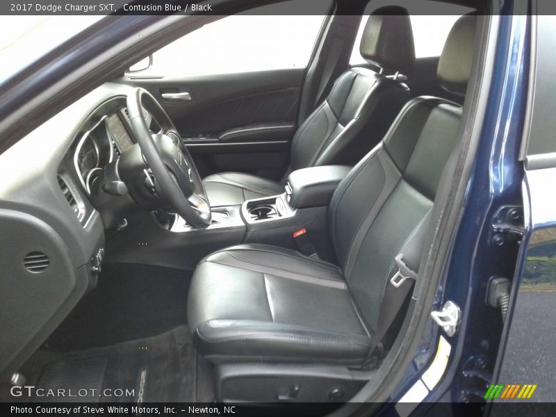 Contusion Blue / Black 2017 Dodge Charger SXT