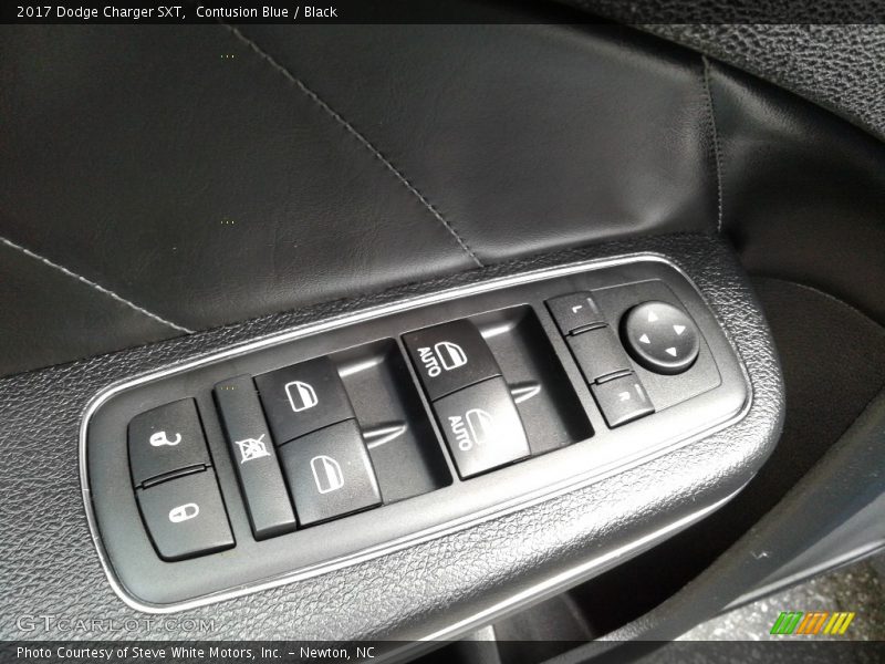 Contusion Blue / Black 2017 Dodge Charger SXT
