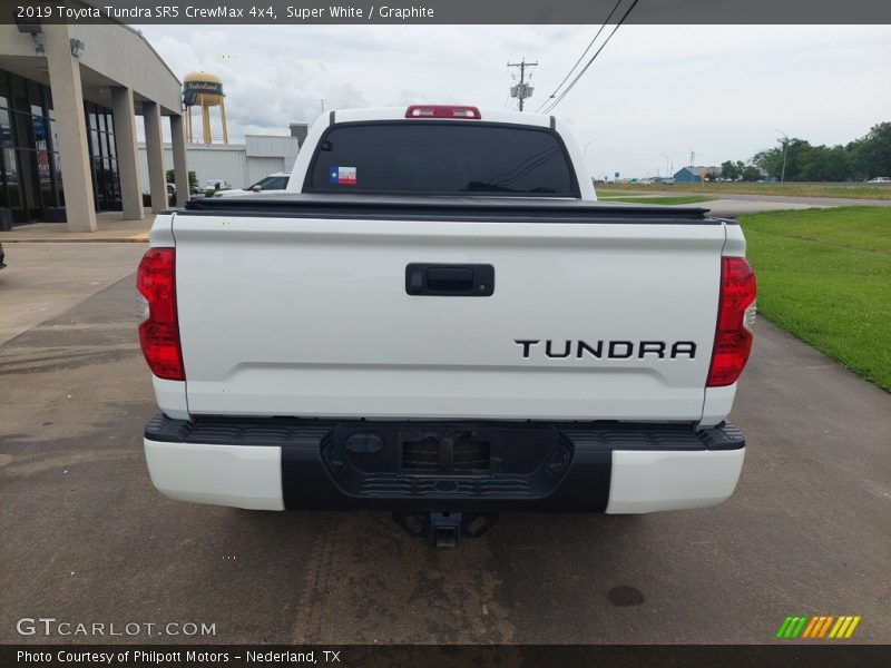 Super White / Graphite 2019 Toyota Tundra SR5 CrewMax 4x4