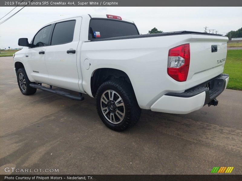 Super White / Graphite 2019 Toyota Tundra SR5 CrewMax 4x4