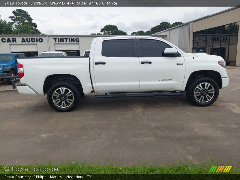 Super White / Graphite 2019 Toyota Tundra SR5 CrewMax 4x4