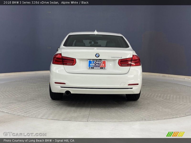 Alpine White / Black 2018 BMW 3 Series 328d xDrive Sedan