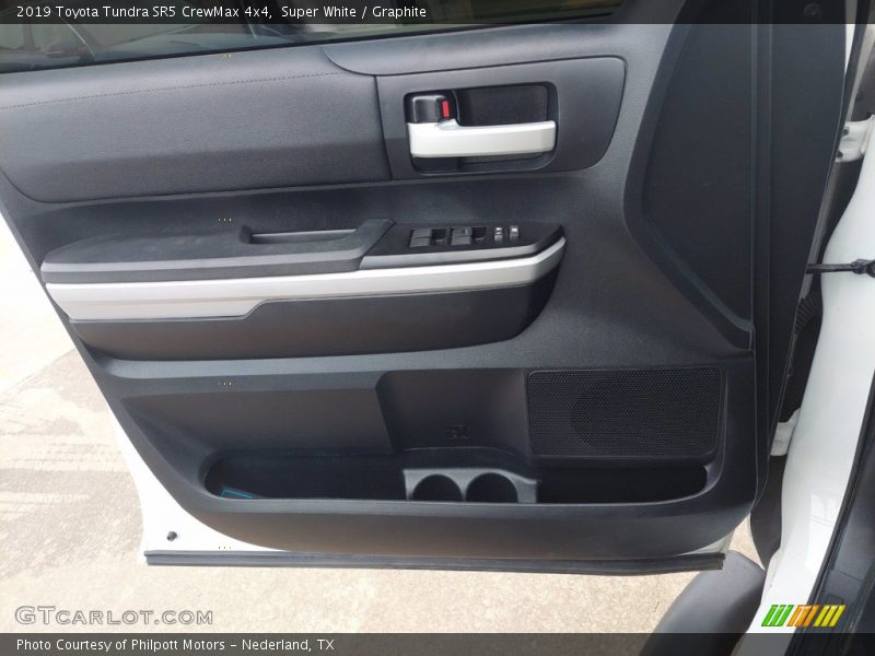Super White / Graphite 2019 Toyota Tundra SR5 CrewMax 4x4