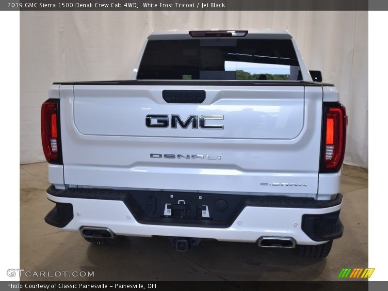 White Frost Tricoat / Jet Black 2019 GMC Sierra 1500 Denali Crew Cab 4WD