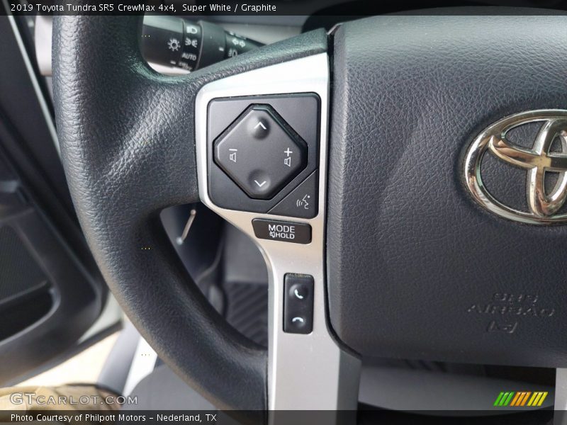 Super White / Graphite 2019 Toyota Tundra SR5 CrewMax 4x4
