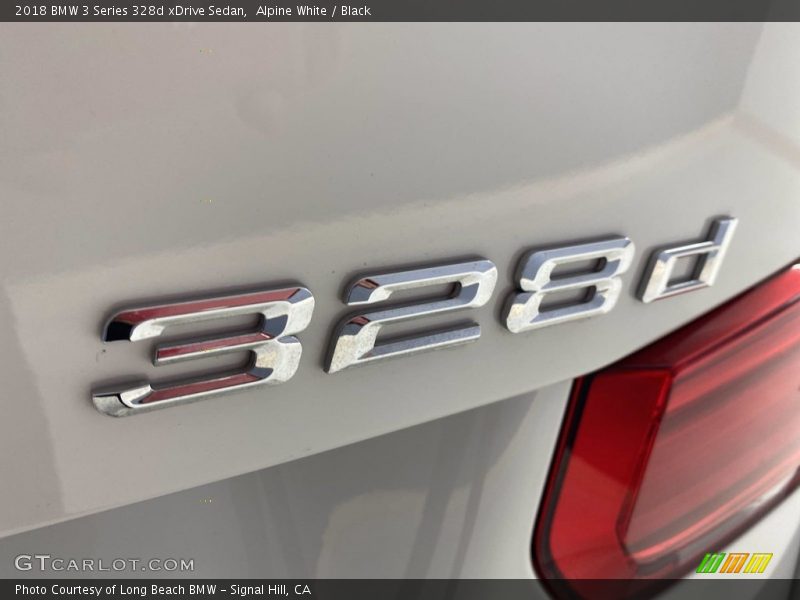 Alpine White / Black 2018 BMW 3 Series 328d xDrive Sedan
