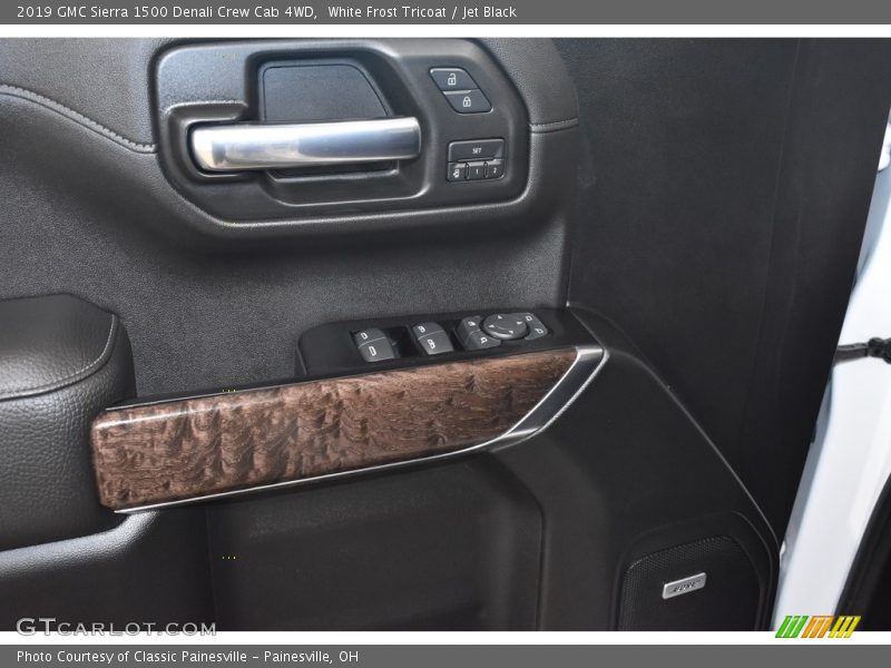 White Frost Tricoat / Jet Black 2019 GMC Sierra 1500 Denali Crew Cab 4WD