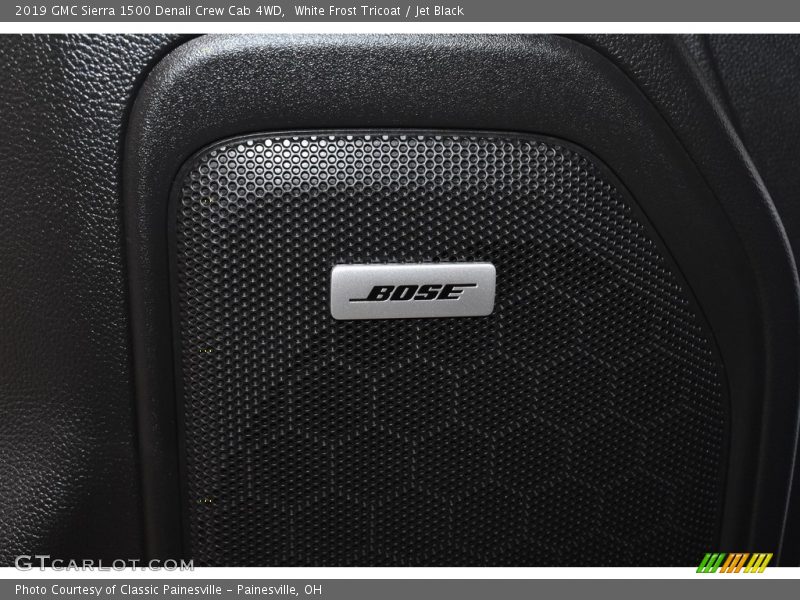 White Frost Tricoat / Jet Black 2019 GMC Sierra 1500 Denali Crew Cab 4WD