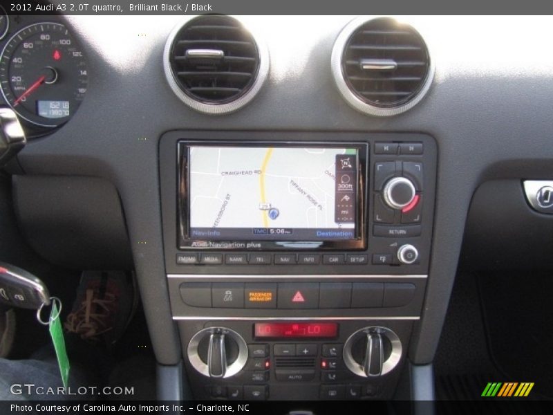 Brilliant Black / Black 2012 Audi A3 2.0T quattro
