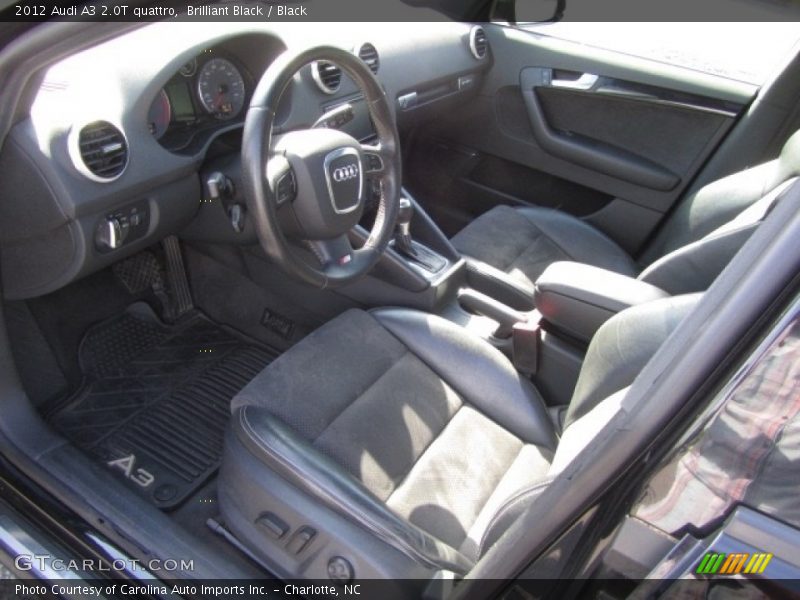 Brilliant Black / Black 2012 Audi A3 2.0T quattro